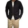 Cardigan Chaqueta de Punto MA1 Aviador Retro Americano Cuatro Agujas Vacías Primavera y Otoño Cuello de Béisbol Suéter Moda Masculina