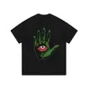 Marca Americana Tendência Vintage Hip-Hop Estampa Abstrata Camiseta Solta Gola Pequena Casual Algodão Puro Sem Mangas Colete Masculino Transfronteiriço