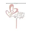 Decoração de Bolo de Acrílico Dia das Mães Transfronteiriça Carta de Amor Feliz Dia das Mães Plug-in de Decoração de Bolo de Acrílico