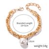 Pulsera Barroca Retro de Perlas Irregulares Transfronteriza Europea y Americana con Diseño de Moda y Pulsera de Perlas Irregulares Multicapa