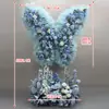 Flor de Celebridad de Internet Mariposa Floral Esqueleto DIY Rosa Avanzado Día de San Valentín Tarjeta Fotográfica Arreglo Nuevo Romántico