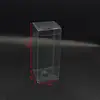 Caja de embalaje plegable transparente de plástico pvc caja exterior figuras hechas a mano para juguetes regalos adornos modelos de coches bandeja interior caja PET