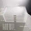 Gabinete Vintage de Madera Maciza para Uñas, Gabinete de Almacenamiento y Exhibición de Uñas Estilo Antiguo, Gabinete de Almacenamiento de Piso para Esmaltes de Uñas de Salón de Uñas