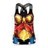 Camisola informal de yoga con estampado digital 3D para mujer, con personajes de películas transfronterizos europeos y americanos, combina con todo.