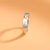 Anillos de pareja dos en uno para hombres y mujeres en relaciones a larga distancia, anillos de propuesta y confesión en forma de corazón, anillos de boda con diamantes simulados, regalo para novia