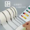 Fita Crepe Resistente à Temperatura de 20m, Fita para Pintura Spray de Ferragens Automotivas, Fita para Junta de Argila de Diatomáceas, Fita Crepe de Alta Viscosidade