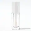 Em estoque direto do fabricante lote de cabeça de lã grande grande capacidade tubo redondo multi-cor brilho labial gloss labial tubo vazio 6ml engarrafado transfronteiriço