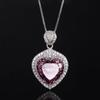 2024 nuevo Zhuangshengsheng joyería simulación nido de pájaro corte rosa seca forma de corazón traje 15*15-12*12-9*9