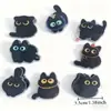 Clip de sellado de papelería de PP acrílico Gato lindo Clip para notas de dibujos animados Gato negro Estilo Ins