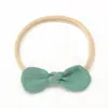 Set de Diademas para Bebé con Lazo de Algodón y Lino, Sin Costuras y Elástico, No Aprieta la Cabeza, Diadema para Bebé Recién Nacido que Protege la Fontanela