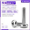 Tornillos Autorroscantes Cabeza Cruz Redonda Cola Plana Acero Inoxidable 201 Pb Cabeza de Pan Cola Rota Autorroscantes Electrónicos Pequeños Tornillos M2M4