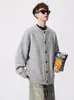 Suéter abotonado de estilo vintage para hombre, nueva colección otoño/invierno, con un look relajado y chic, cárdigan de punto versátil