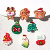 Casa Rosa Navideña de Dibujos Animados Pegamento de Crema Materiales DIY Hechos a Mano Funda Casera para Teléfono Móvil Pasador Joyería Resina Pequeños Accesorios