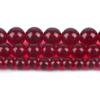 Cuentas de imitación de granate rojo cuentas sueltas hechas a mano para DIY collar pulsera accesorios para horquillas venta directa de fábrica