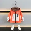 Chaqueta de otoño para niños, cortavientos infantil elegante y genial, abrigo exterior cortavientos de moda para primavera y otoño para niños