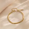 Nova Pulseira de Aço Titânio da Moda para Mulheres, Joia de Mão de Luxo Leve, Pulseiras de Casal Coreanas de Alta Qualidade, Coleção de Pulseiras Femininas