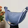 Bolsa Transversal Feminina Estilo Coreano para o Dia a Dia, Tecido de Nylon, Casual, Viagem, Bolsa de Bolinho, Estudante, Simples, Moda, Bolsa de Ombro, Bolsa de Tecido