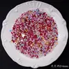 Miçangas de Vidro Iridescentes Lantejoulas Diamante 50g por pacote Cola Creme Acessórios para Joias DIY Bolas de Cristal Feitas à Mão Enchimentos