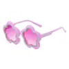 Gafas de sol para niñas con forma de flor de celebridad de Internet, Gafas de sol con protección UV para bebés, Gafas para viajes y toma de fotografías, Gafas para bebés