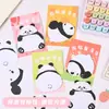 Anotações Adesivas de Panda Pequeno Desenho Animado Papel Adesivo Fofo de Alto Valor Mensagem Adesiva Memo Lembrete Bloco de Notas Adesivas Ins