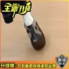 Sapatos Birkenstock de Solado Grosso, Mocassins para Mulheres, Botas de Neve Populares de Inverno 2025 com Solado Grosso, Sapatos Quentes de Algodão, Sapatos Pequenos de Couro Pretos com Forro de Fleece