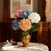 Flores Artificiales de Hortensia Personalizadas 2026, Serie de Ramos de Flor Única Realista, Disponibles en Varios Colores, En Stock