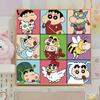 Pintura al óleo digital de Crayon Shin-Chan, colorear DIY, pintado a mano, pintura al óleo de dibujos animados para niños, regalo de cumpleaños, colorear de dibujos animados