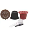 ICafilas Nes Cápsula de café Taza nespaso Cápsula de café reutilizable Prensa para polvo Martillo Caja de color