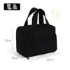 Bolso cosmético nuevo y elegante de doble apertura, gran capacidad, bolsa de almacenamiento de cosméticos esponjosa, neceser de viaje portátil.