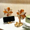 Tapete de Isolamento Térmico para Moinho de Vento, Tapete de Bambu e Madeira para Mesa de Jantar Anti-Queimadura e Resistente a Altas Temperaturas, Decoração Criativa, Tapete Dobrável para Panelas e Tapete para Copos