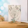 Vermelho Novo Estilo Chinês Banquete de Casamento Convite de Casamento Personalizado Xiaohongshu Carta Convite Estampagem a Quente Rosa Noiva