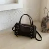 Moda transfronteiriça versátil feminina simples e estilosa tendência bolsa de mão diária para trabalho e deslocamento, bolsa de ombro e transversal