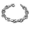 Atacado de fábrica joias da moda em prata de lei s925 prata tailandesa personalidade simples criativo hipster Joker pulseira grossa masculina