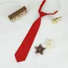 Jk Corbata de Lazo para Hombre Color Sólido Estilo Japonés Sin Nudo Cuello Plano para Mujer Combinación Perfecta Estilo Escolar de Pareja Uniforme