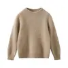 Nuevo Suéter de Lana Gruesa con Cuello Medio Alto de Otoño e Invierno, Capa Base para Niños y Niñas, Top Versátil de Lana Tejida Base