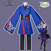 Disfraz Cosplay de Twisted Wonderland Blancanieves Vil Kimono Unisex Anime Juego Ropa Cosplay 2D