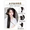Peruca Trança Rabo de Cavalo Feminino Grampo de Cabelo Slub Rabo de Cavalo Alto Novo Estilo Chinês Presilha Garra Cabelo Artificial Tecelagens Cheongsam Hanfu Rabo de Cavalo Lateral
