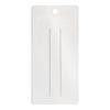 Papel Especial + Tarjeta de Pinza para Cabello Engrosada de PET en Blanco Tarjeta de Papel para Accesorios para el Cabello sin Imprimir 7* 15cm Pinza para Bebé Pinza de Acero Tarjeta de Papel