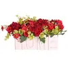 Planta de Dahlia Artificial en Maceta Margarita Decorativa Flor Decorativa Año Nuevo Exhibición para el Hogar Boda Adornos de Decoración para Bodas