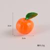 Simulação mini miniatura de frutas modelo de alimentos laranja morango pitaya banana litchi limão decoração de alimentos