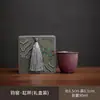 Venta al por mayor del fabricante cuenco con tapa Junyao Sancai, juego de té kung fu estilo chino morado, cuenco con tapa de cerámica para uso doméstico, cuenco para ofrenda de té