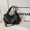 Bolso Tote Cruzado Bolsa de Gran Capacidad para Mujer Nuevo Otoño/Invierno Se Puede Usar Cruzado para Viajar Versátil Retro de Hombro Único Debajo del Brazo Bolso Grande
