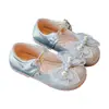 Zapatos de Cuero para Niñas 2026 Otoño Nuevos Estilo Chino Bordados Zapatos de Princesa para Niñas Pequeñas de Moda Versátiles Zapatos Casuales para Niños