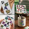 50 Adesivos de Grafite Neon Cartoon para Veículos Elétricos, Malas, Cadernos, Garrafas de Água, Adesivos Decorativos à Prova d'Água