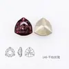 Cristales Dongzhou Triangulares 7mm Coloridos con Base Puntiaguda para Uñas Rhinestones Pequeña Cabeza de Tigre Forma Triangular Rhinestones Accesorios para Uñas DIY
