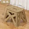 Taburete Plegable de Plástico Portátil para Exteriores, Picnic, Camping, Uso en Casa, Reposapiés Infantil, Silla Plegable Mini Ultraligera