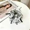 Goma de pelo scrunchie vintage versátil extragrande para adultos, elegante scrunchie floral para coleta