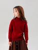 Suéter de caxemira infantil espesso de inverno masculino e feminino médio e grande gola alta infantil suéter quente suéter de caxemira para crianças grandes atacado transfronteiriço