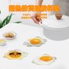Posavasos de Silicona para Té, Tapete para Tazón, Tapete Aislante para Mesa de Comedor, Tapete Anti-Escaldaduras, Posavasos para Omelette, Posavasos para Huevo, Posavasos con Forma de Omelette
