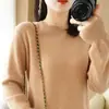 Suéter de punto fino para mujer, otoño e invierno, corte recto, cuello redondo, tipo jersey, Venta Directa de Fábrica 2026, Envío Directo de Una Pieza